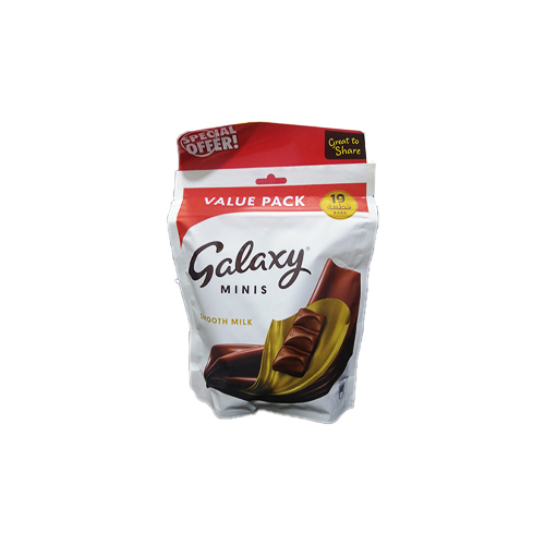 Galaxy Milk Mini, 19 pcs * 2 bags - Unit : 2 bag