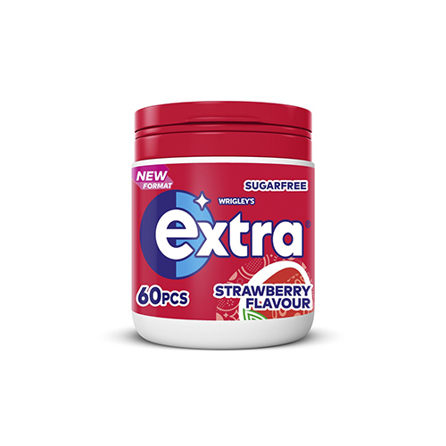 Gum extra strawberry, box of 60 tablets - Unit : POX