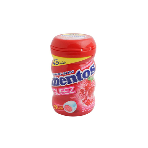 Mentos strawberry gum 20g - Unit :  PIC