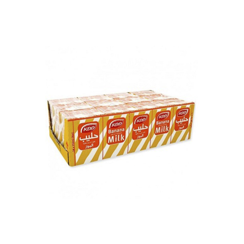 KDD Banana Milk 250 ml  24Pieces - Unit : CARTON Tensile : 27