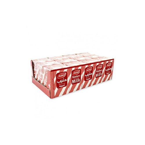 Kdd strawberry milk 250 ml 24 pcs - Unit : CARTON Tensile : 27