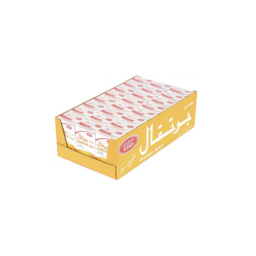 KDD orange juice 250 ml, carton of 24 pieces - Unit : CARTON Tensile : 27