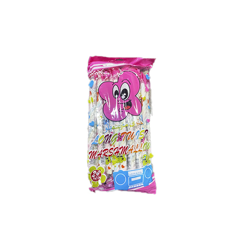 Long marshmallow strawberry flavor 24*20g - Unit : BAG Tensile : 24