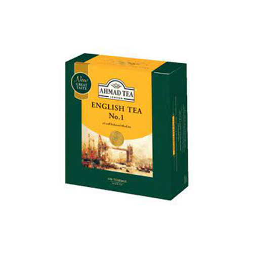 Ahmed English Tea No. 1-100 bags - Unit : pakt Tensile : 100