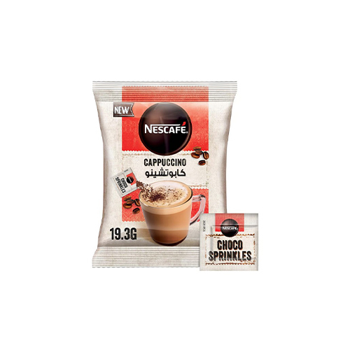 Nescafe cappuccino with chocolate 20*19.3g - Unit : bag Tensile : 20