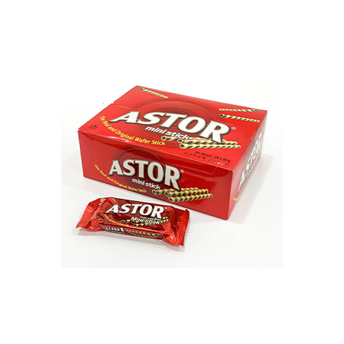 Astor stick wafer 204 * 20 gm - Unit : pakt Tensile : 24