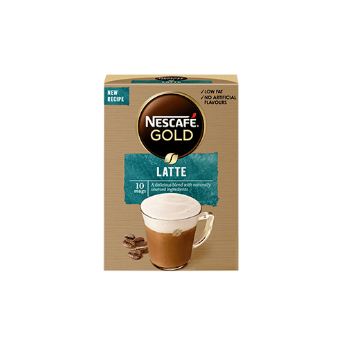 Nescafe Gold Low Fat Latte 10*18g - Unit : pakt Tensile : 10