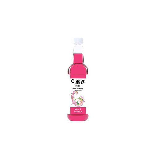 Gladys white strawberry flavored syrup 750 ml - Unit: PCS