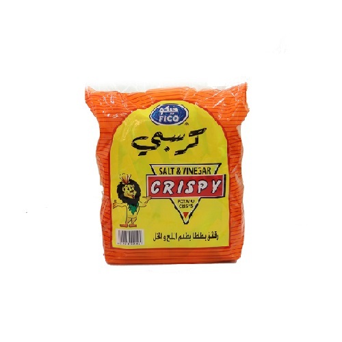 Fico Crispy Chips Salt & Vinegar Flavor 18g * 20pcs - unit : bag