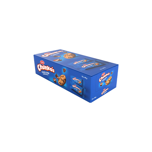 Chunkos chocolate chip blue cookies 10*40g