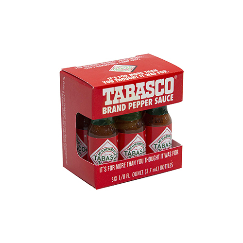 Tobasco hot sauce 6*3.7 ml