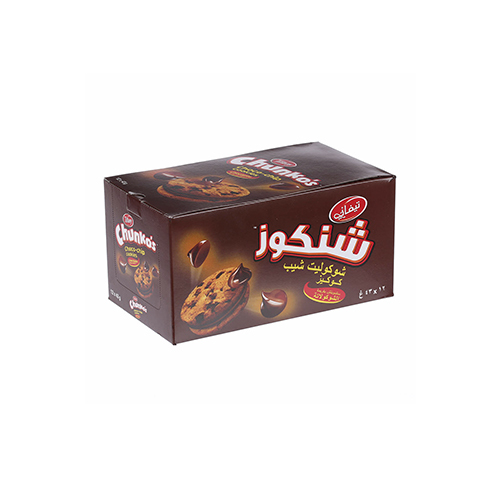 Chunks chocolate cookies 10*43g