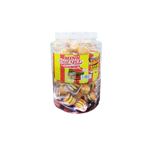 Jelly burger jar 100 pieces 9g