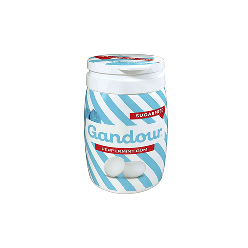 Gandour gum mint flavor, jar of 32 pieces