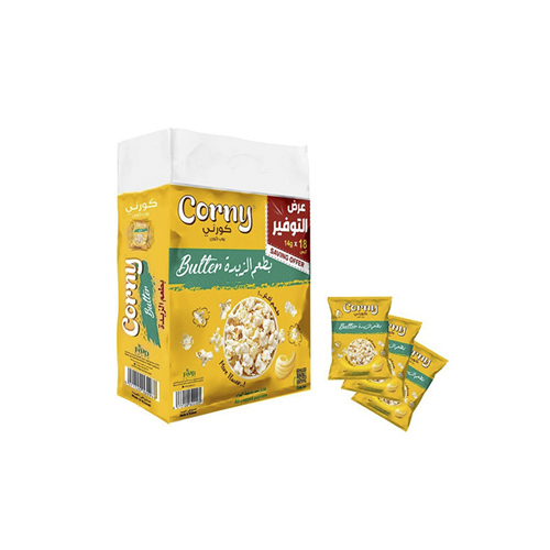 CORNY POPCORN WITJ BUTTER FLAVOR 18*14G