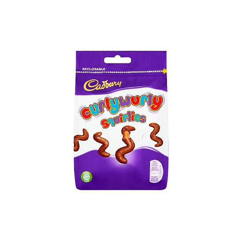 Cadbury Chocolate Curly Worly Bag 95g