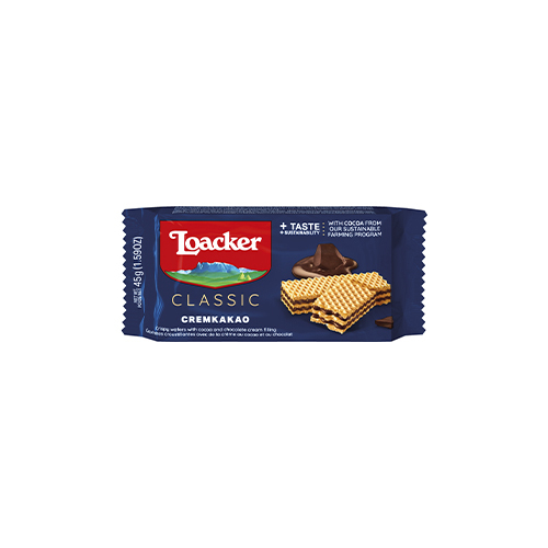 Loacker cocoa biscuits 45g