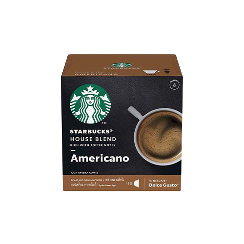 Starbucks Americano House coffee capsules, 12 pieces, 102 g