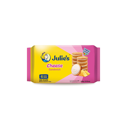 Julie's cheese sandwich biscuits 168g