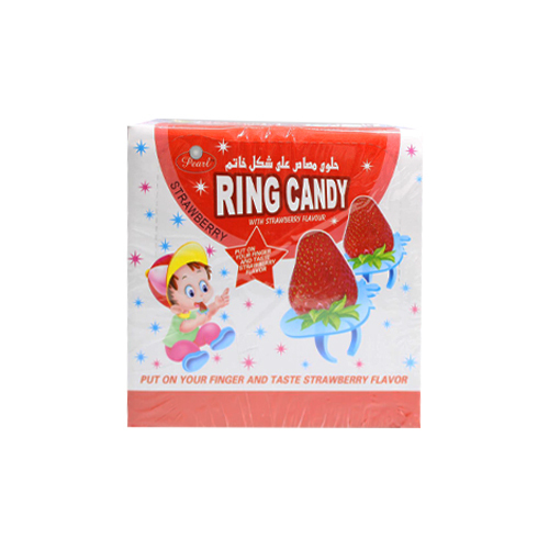 Strawberry ring lollipop 24*12g