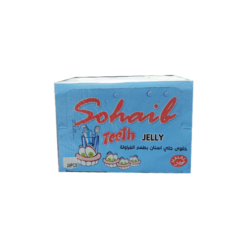 Suhaib dental gel, strawberry flavor, 24 tablets - Unit: pakt Tensile: 24