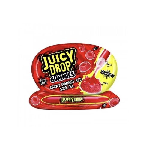 Juicy Drop Gems Chewy Sour Strawberry Flavor 57g