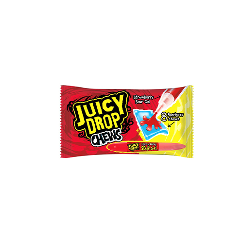 Bazooka Juicy Drop Gel Pen Strawberry Sour 67g