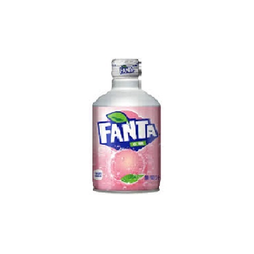 Fanta soft drink with white peach flavor, 300 ml