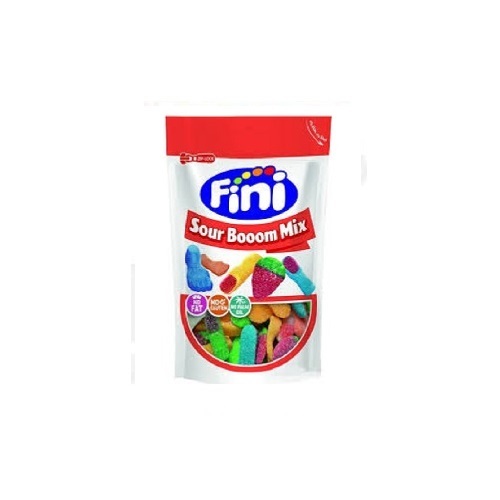 Fini jelly, sour pom shapes, 180g bag