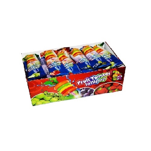 Twister fruit lollipop, pack 30*10g