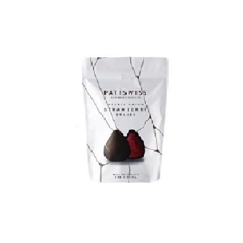 Patisserie strawberries coated in milk chocolate bag 80g