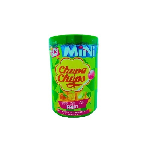 Shoppa Shop Mini Fruit Lollipops Jar 50 Pieces