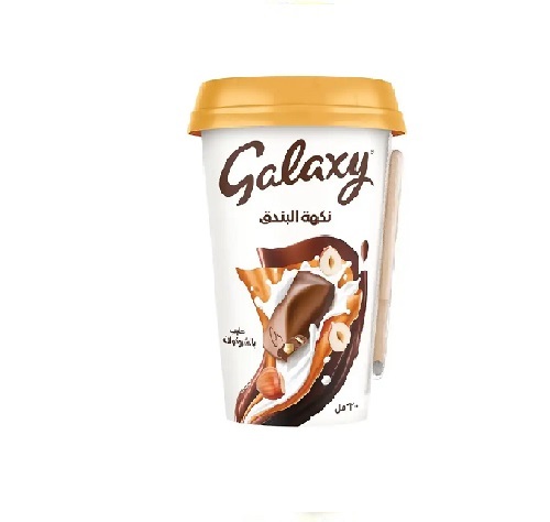 Galaxy hazelnut chocolate milk cup 220 ml