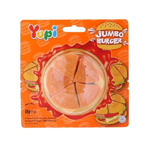 Yupi Jumbo Burger Gummy 88gm