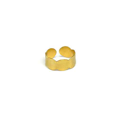 Handmade ring - gold plated ring