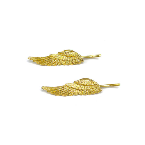 Handmade hairpins - gold plated set of 2