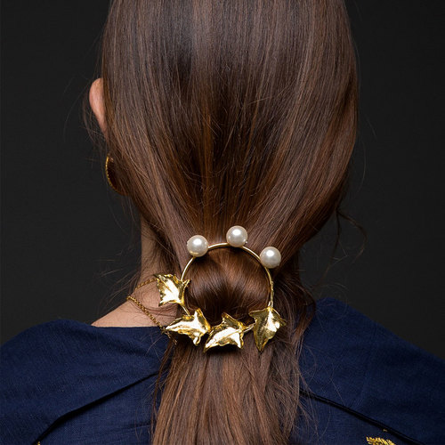 Handmade hairpin - gold plated