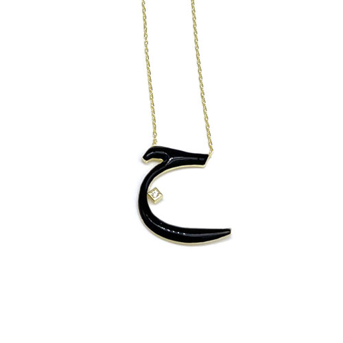 Sterling silver necklace - gold plated