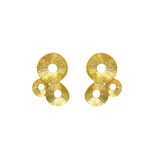 Handmade earrings - gold plated