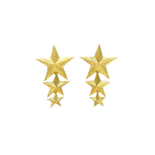 Handmade earrings - gold plated