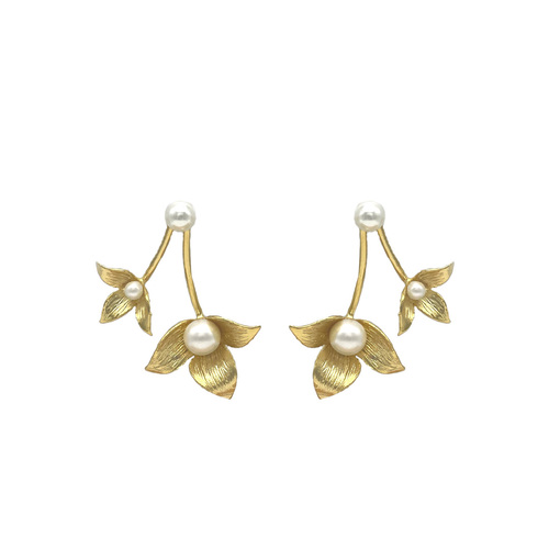 Handmade earrings - gold plated