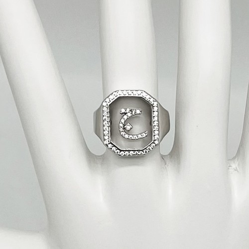 925 Sterling Silver Letter Ring