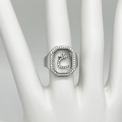 925 Sterling Silver Letter Ring