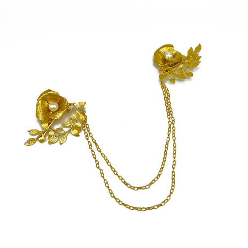 Handmade hair clip - Gold plated