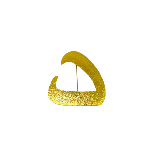 Handmade brooch - Gold plated