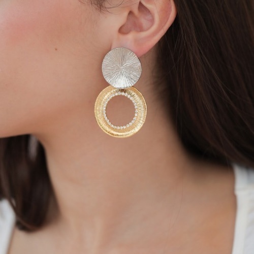 gold plated earrings