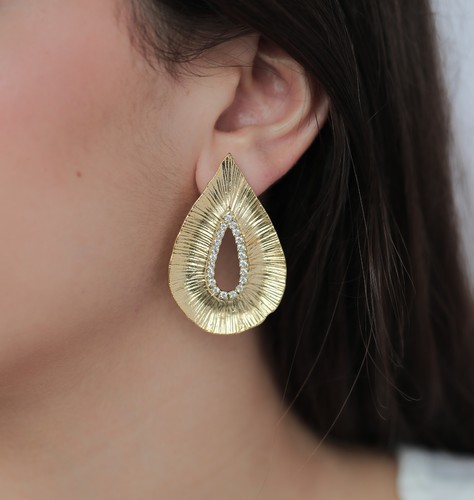 gold plated earrings