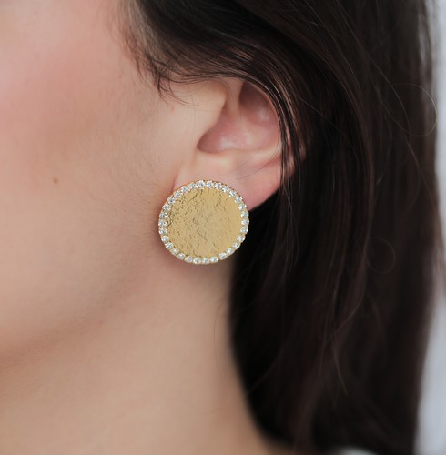 gold plated earrings