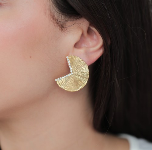 gold plated earrings
