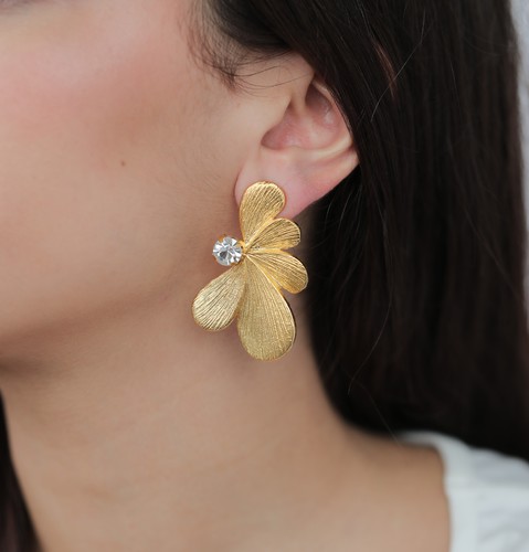 gold plated earrings